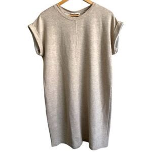 Calvin Klein Beige T Shirt Dress